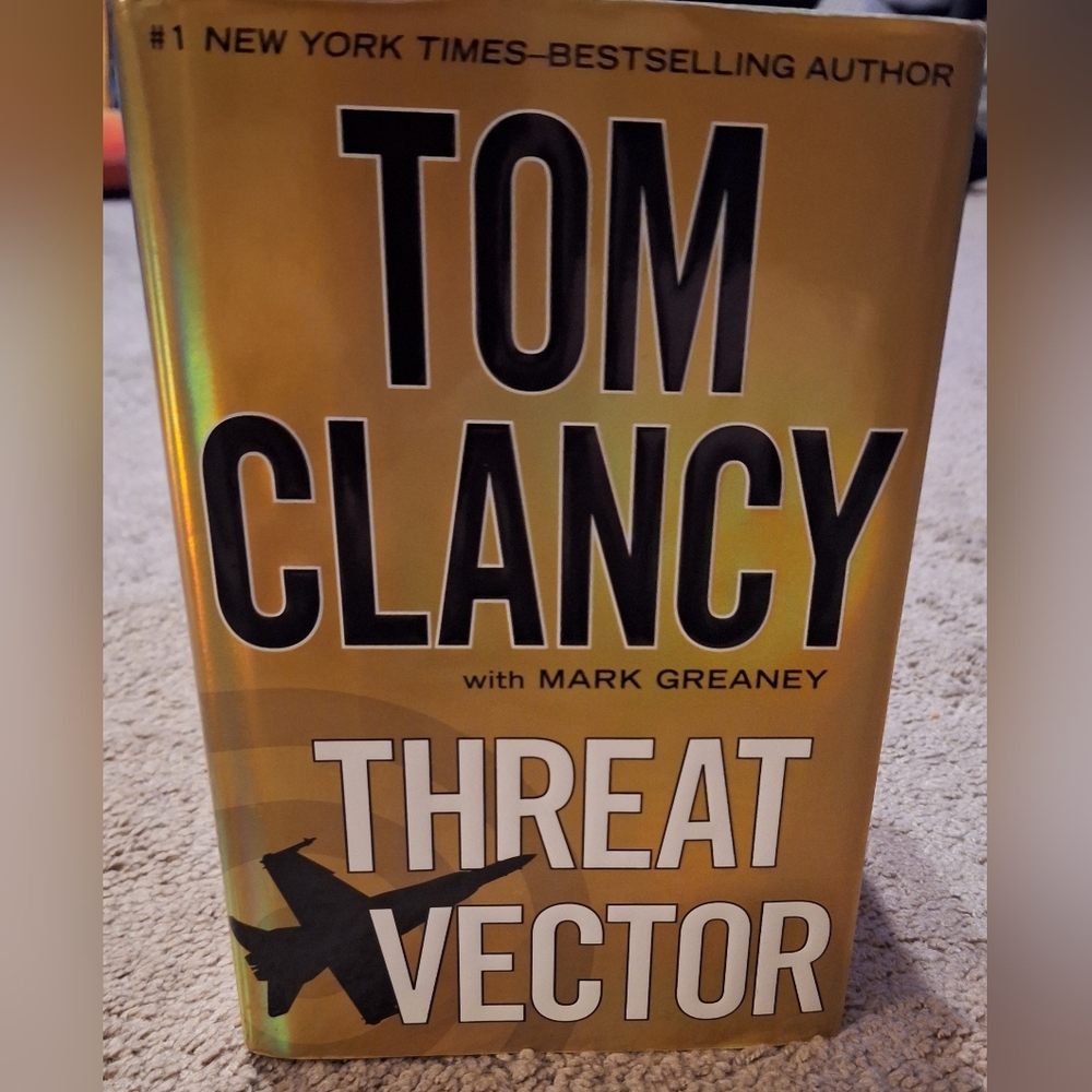Tom Clancy Novel : Threat Vector/ Hardcover Book